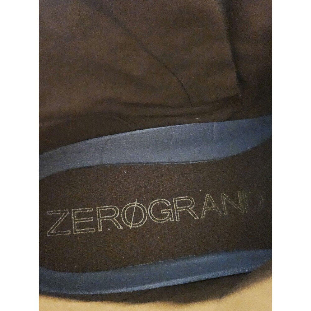 Cole Haan Grand.ØS Zerogrand Waterproof Brown Suede Ankle Bootie Zip 7.5B - Picture 5 of 6